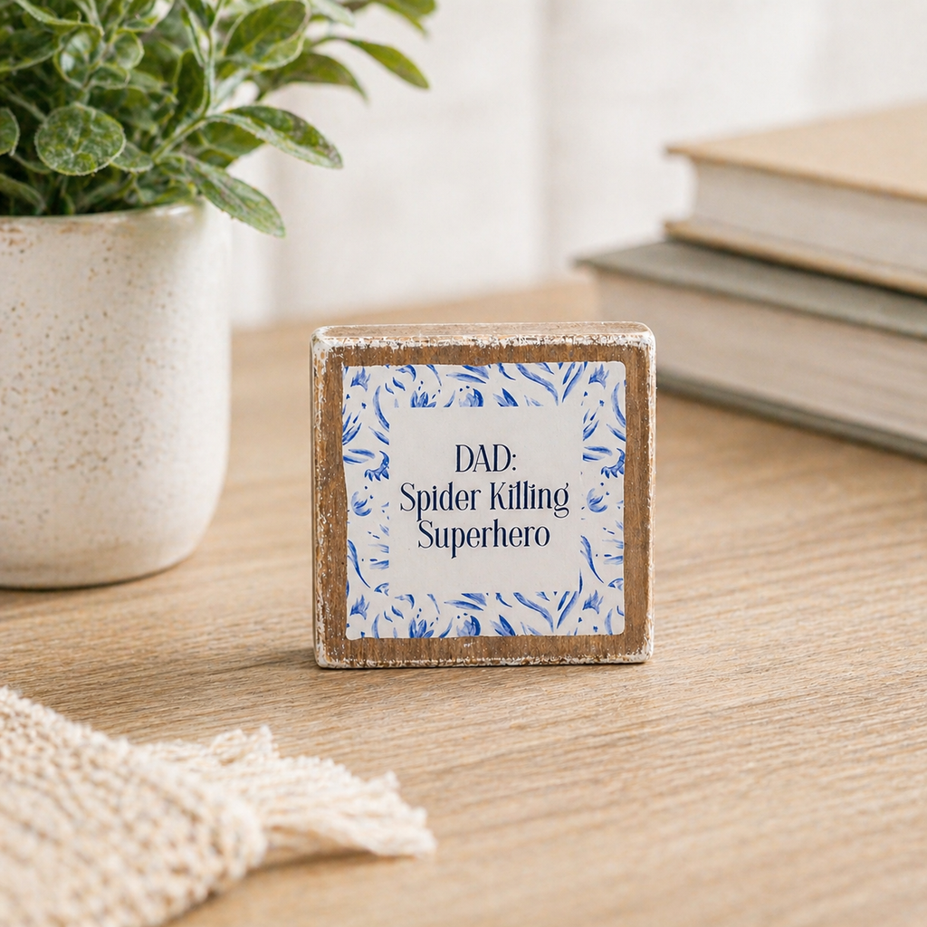 3” Reversible Wood Frame Sign - Dad | Father’s Day Collection