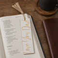 8" Reversible Wood Bookmark with Tassel - Love You Dad | Father's Day Collection