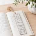 8" Reversible Wood Bookmark with Tassel - Do What Makes You Happy