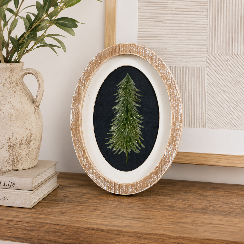 6" x 8" Wood Framed Sign - Pine | Multicolor