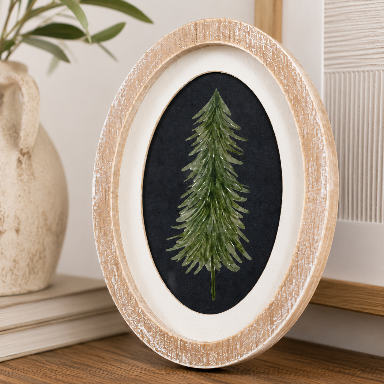 6" x 8" Wood Framed Sign - Pine | Multicolor