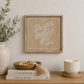 14" Reversible Wood Framed Wall Art - For This Child/Tree | Natural and White