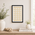 13" x 20" Reversible Wood Framed Wall Art - Reindeer/Daisy | Multicolor
