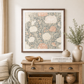 24" Reversible Wood Framed Wall Art - Floral | Multicolor