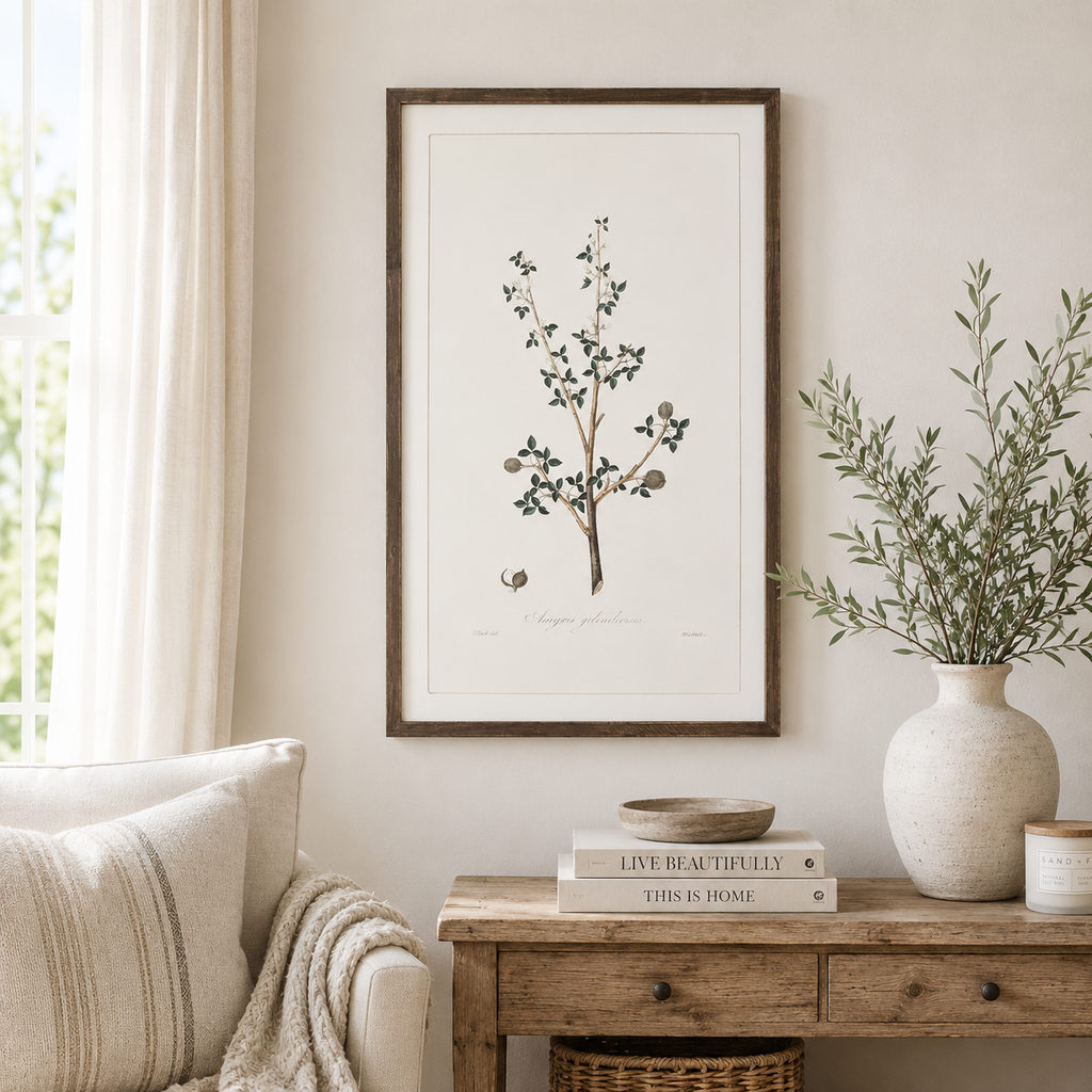 20" x 33" Reversible Wood Framed Wall Art - Nature | Multicolor