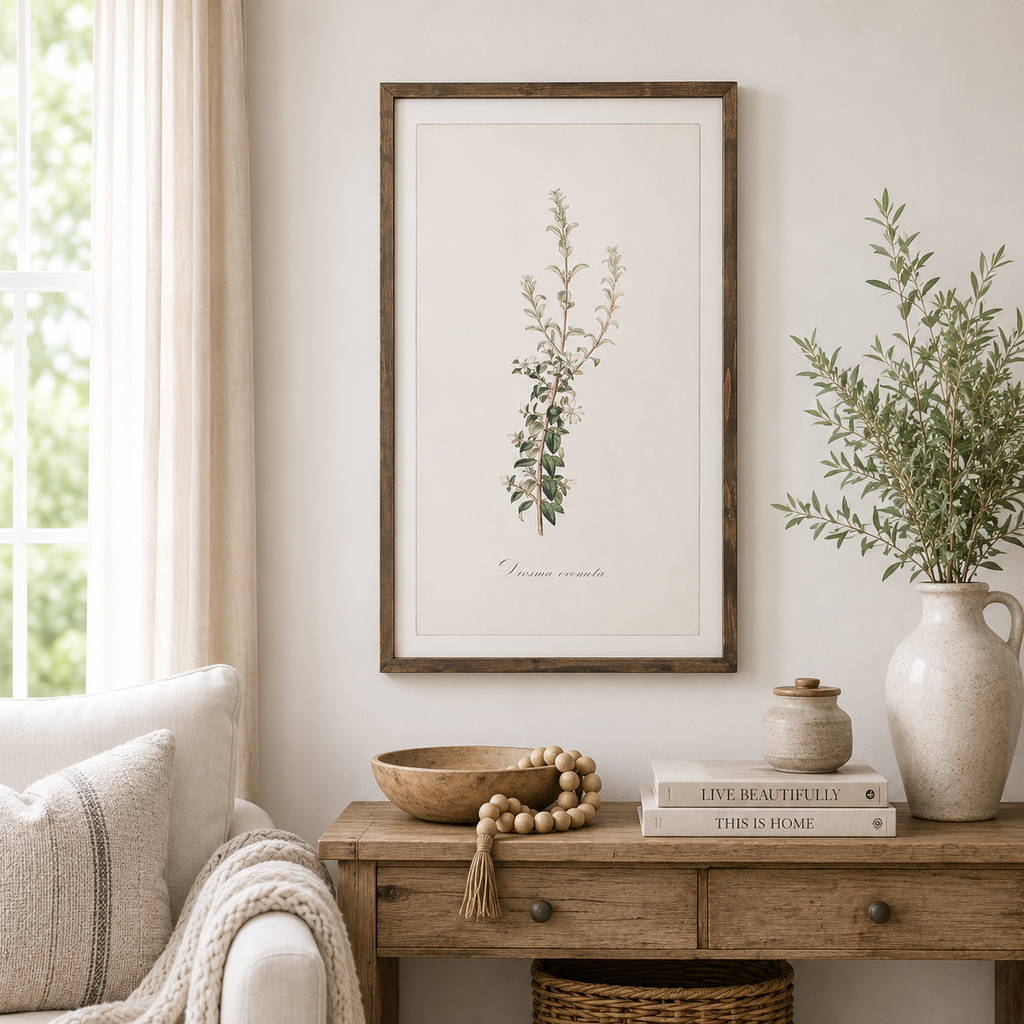 20" x 33" Reversible Wood Framed Wall Art - Nature | Multicolor