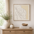 24" Reversible Wood Framed Wall Art - Succulent | Multicolor