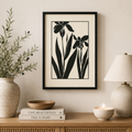 17" x 24" Reversible Wood Framed Wall Art - Floral | Multicolor