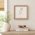 14" Reversible Wood Framed Wall Art - Herb | Multicolor