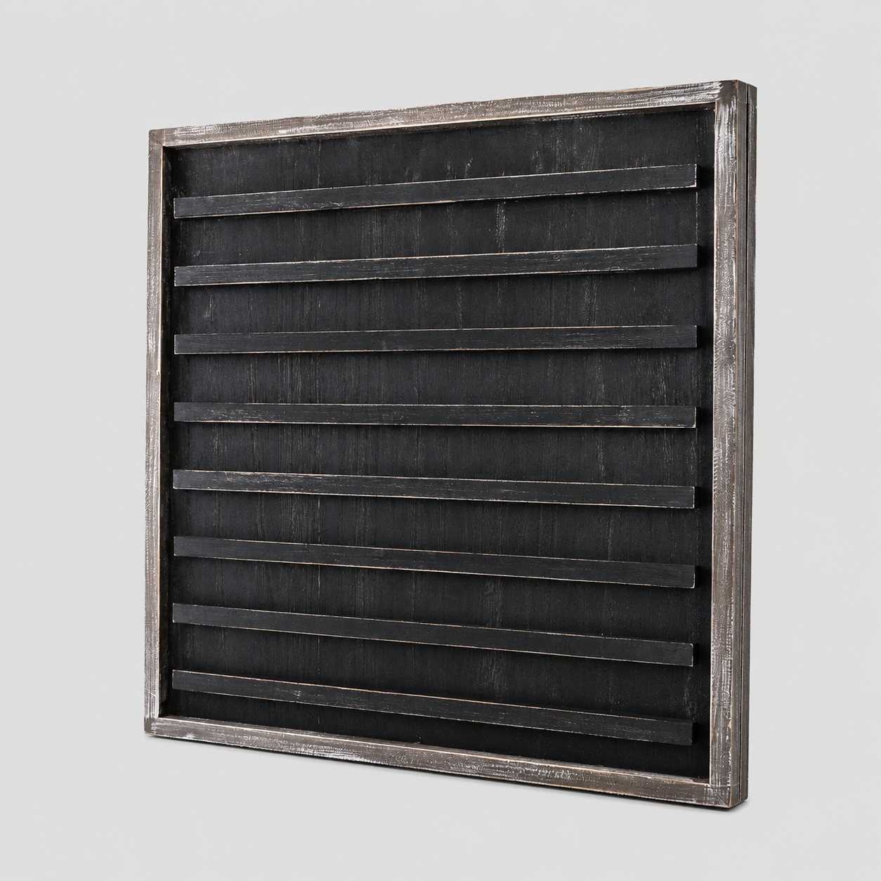 24" x 24" Wood Framed Letterboard - Black