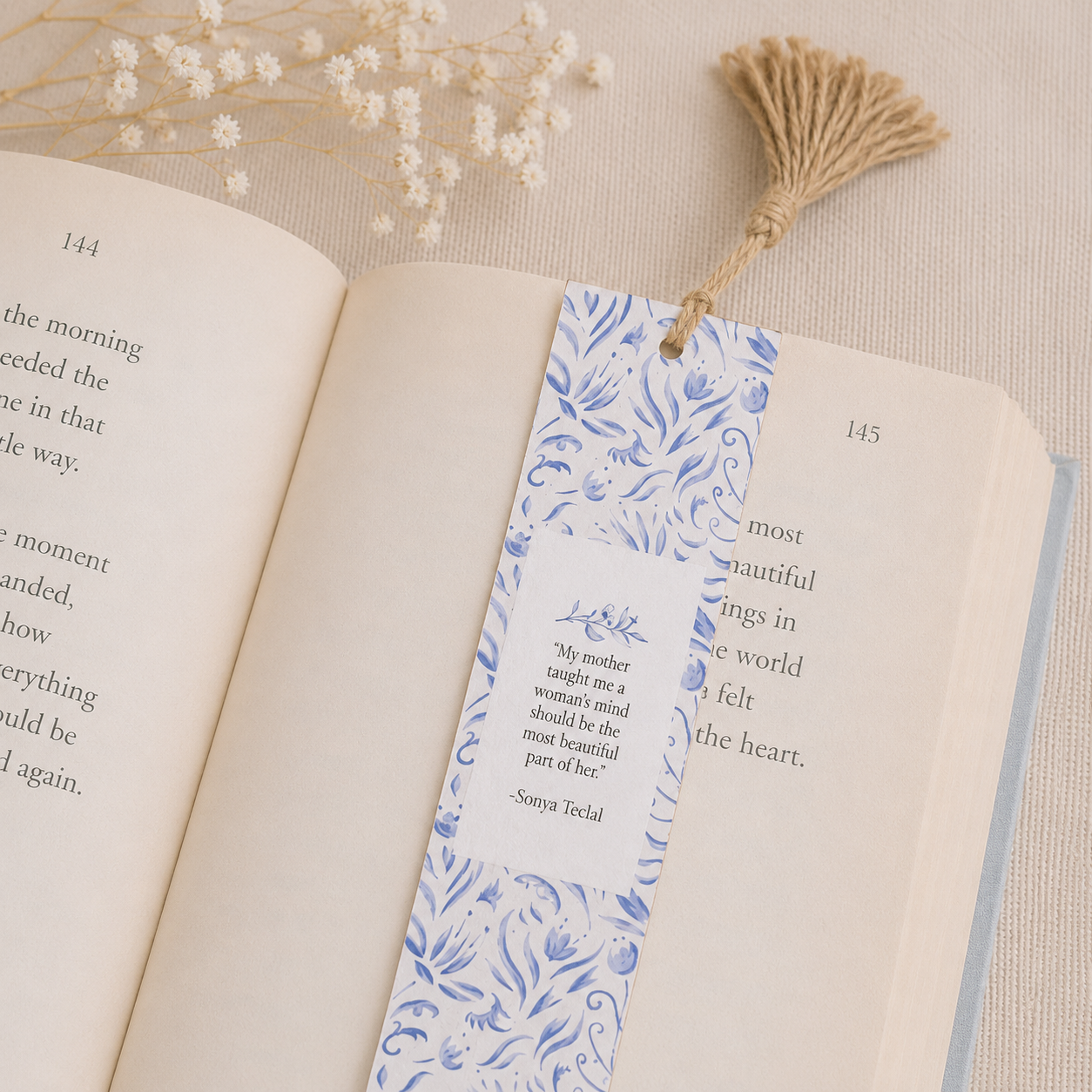 8" Reversible Wood Bookmark - Mom | Mother's Day Collection