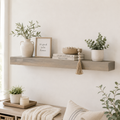 35" Wood Floating Shelf - Brown