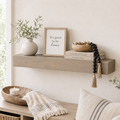 24" Wood Floating Shelf - Brown