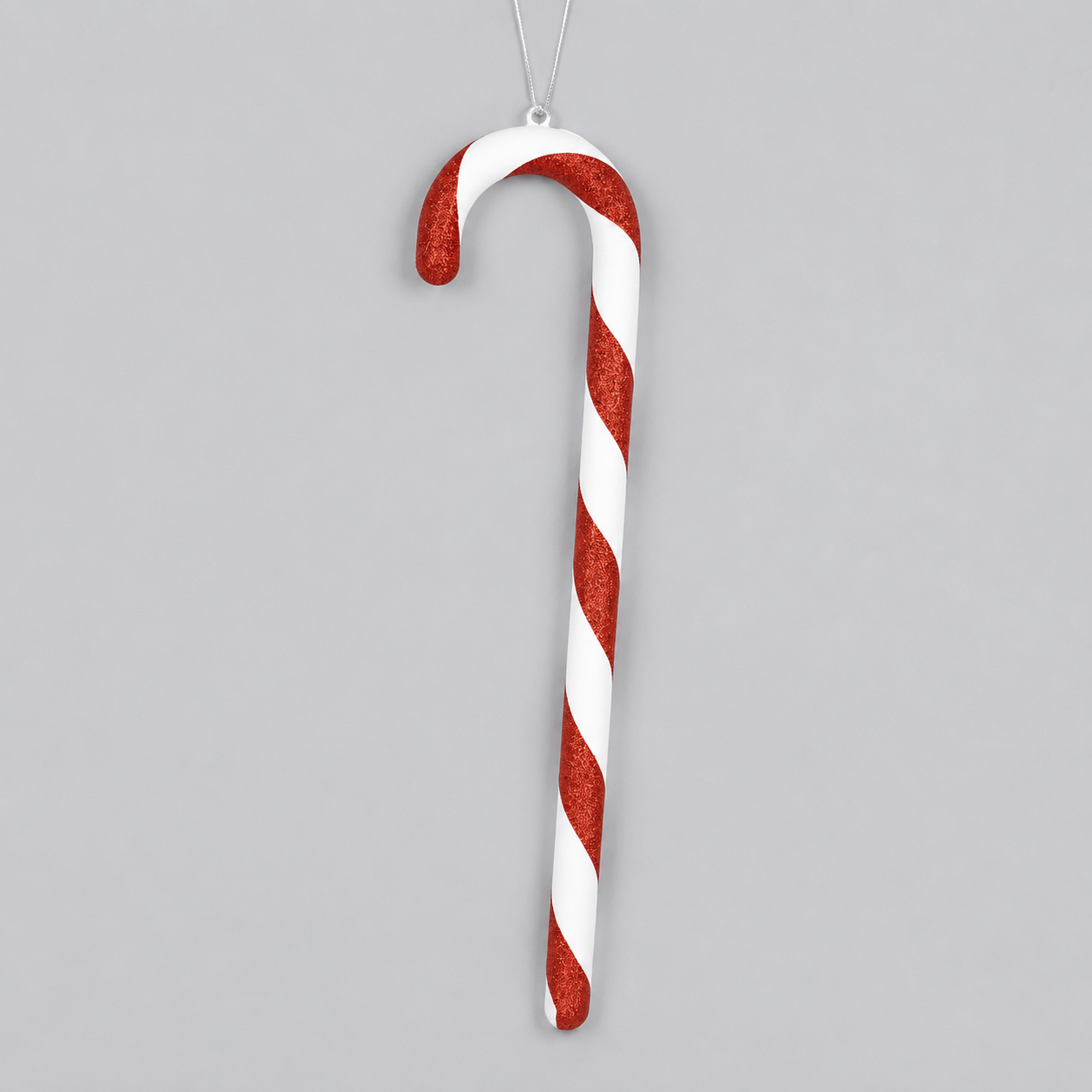 24" Candy Cane Ornament - White and Red