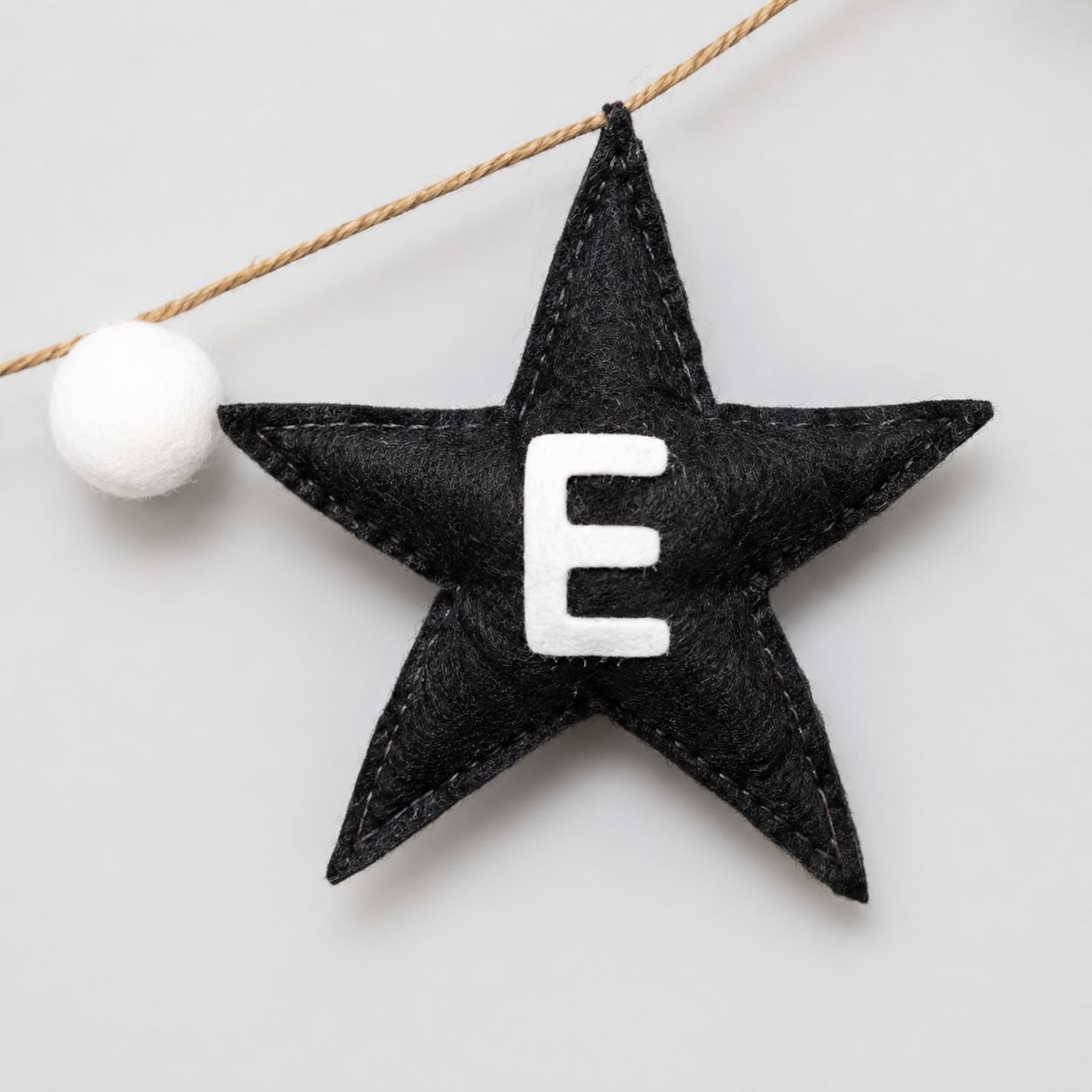 84" Felt Garland - Stars and Believe