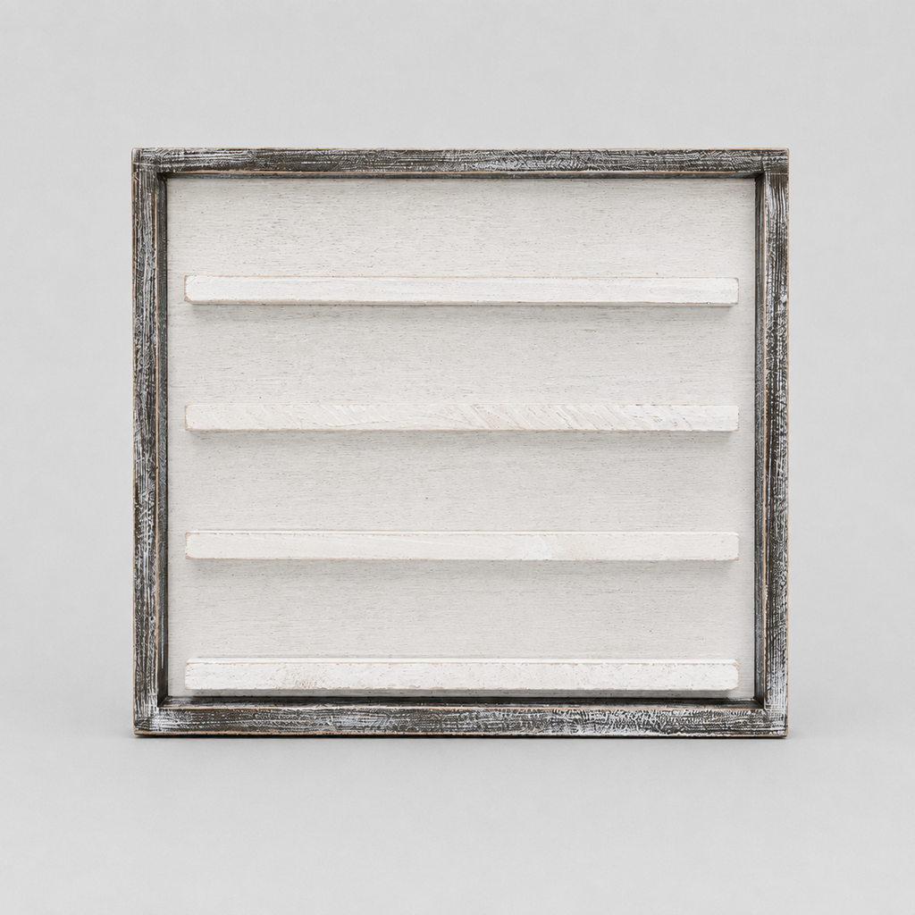 15" x 13" Wood Framed Letterboard - White