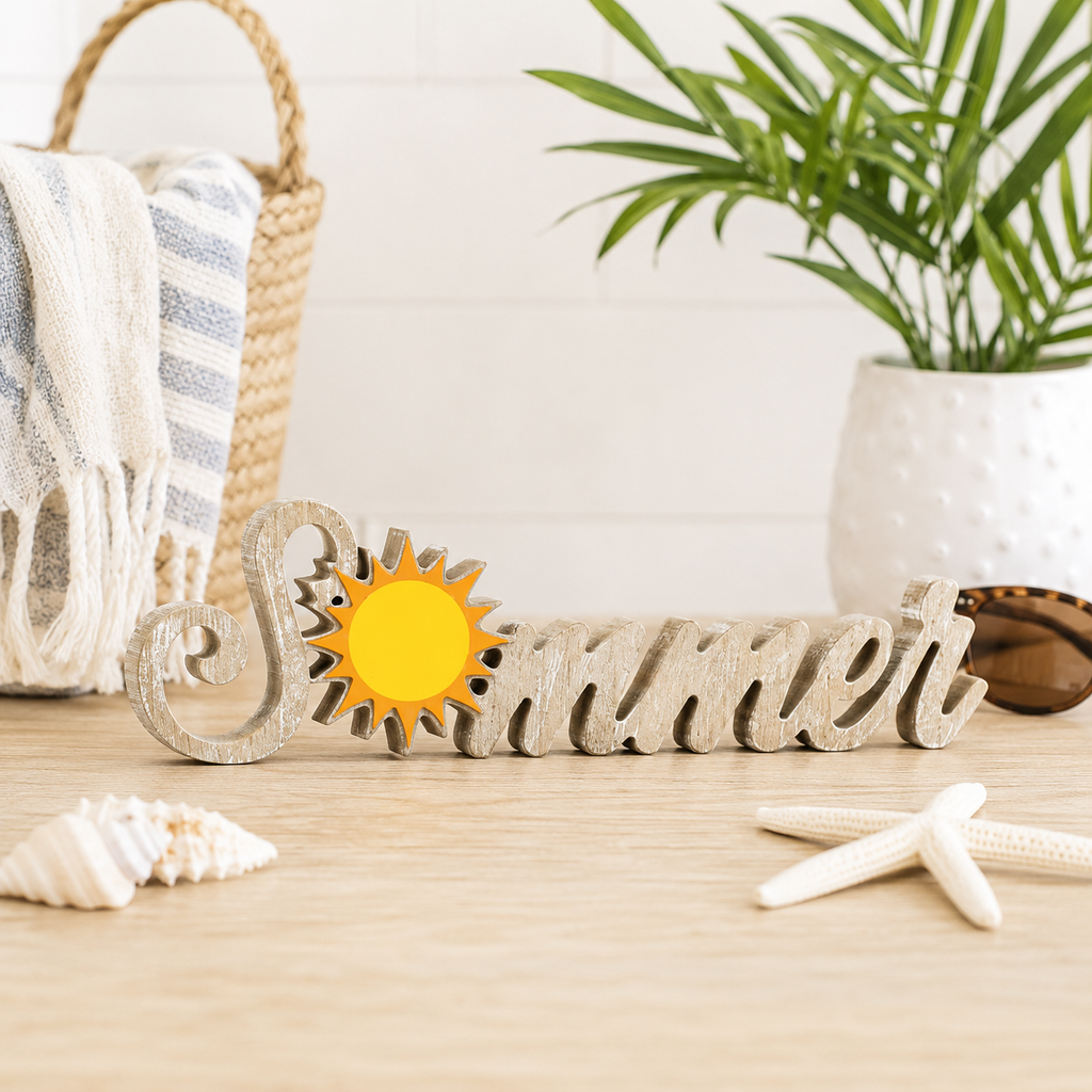 13" Wood Cutout - Summer | American Summer Collection