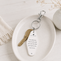 4” Reversible Wood Keychain - Do What You Have To | White and Black