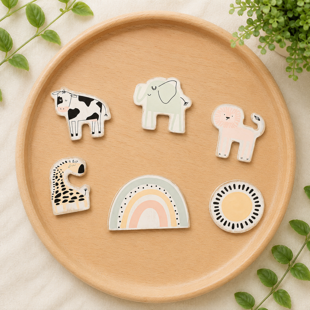 Letterboard Wood Shape Icons - Baby (Set of 6)