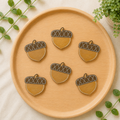 Letterboard Wood Shape Icons - Acorns (Set of 6)
