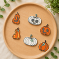 Letterboard Wood Shape Icons - Pumpkins (Set of 6)