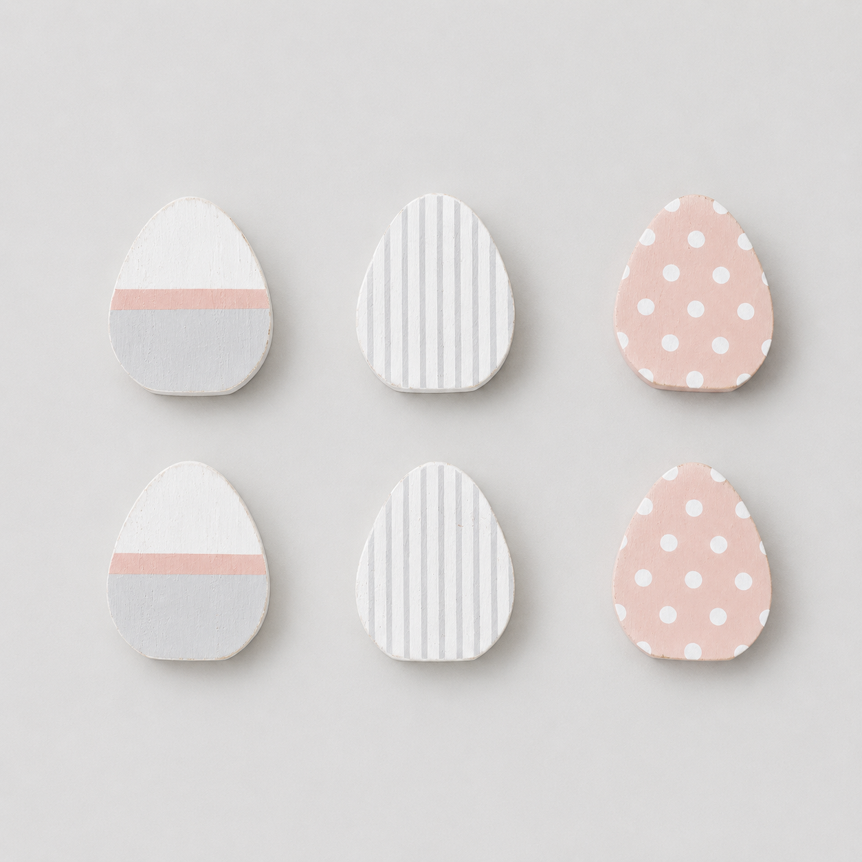 Letterboard Wood Shape Icons - Eggs (Set of 6)