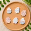 Letterboard Wood Shape Icons - Eggs (Set of 6)