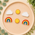 Letterboard Wood Shape Icons - Weather (Set of 6)