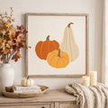 24" Reversible Wood Frame Sign - Web and Gourd | Multicolor | Sweet and Spooky