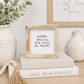 5" Reversible Wood Frame Sign - ADHD | Multicolor | Mental Health Awareness Collection