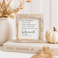 5" Wood Frame Sign - Believed | White and Black