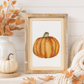 10" x 13" Reversible Wood Frame Sign - Reindeer and Pumpkin | Multicolor