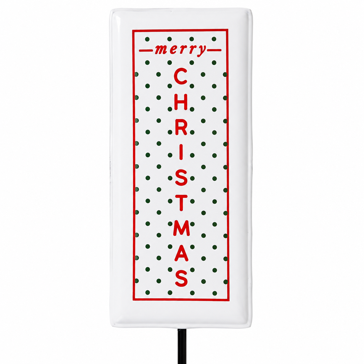 6" Metal Stake Sign - Merry Christmas | Multicolor