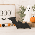 7" Wood Cutout - Bat | Black