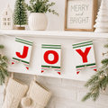 33" Reversible Wood Swag - Joy | Multicolor