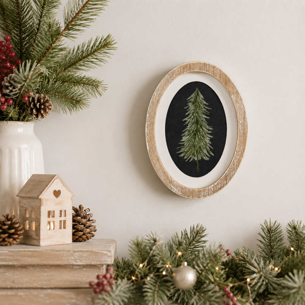 6" x 8" Wood Frame Sign - Pine | Multicolor