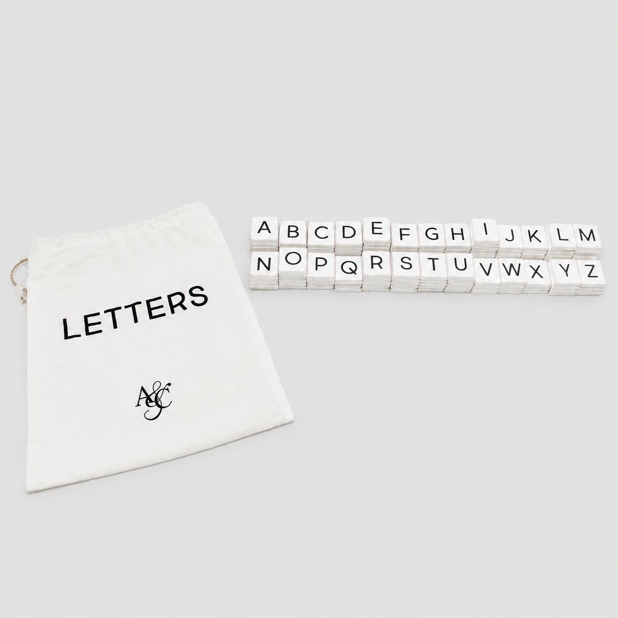 Letterboard Letter Tile Set - White and Black (112 Pieces) | Letterboard Collection