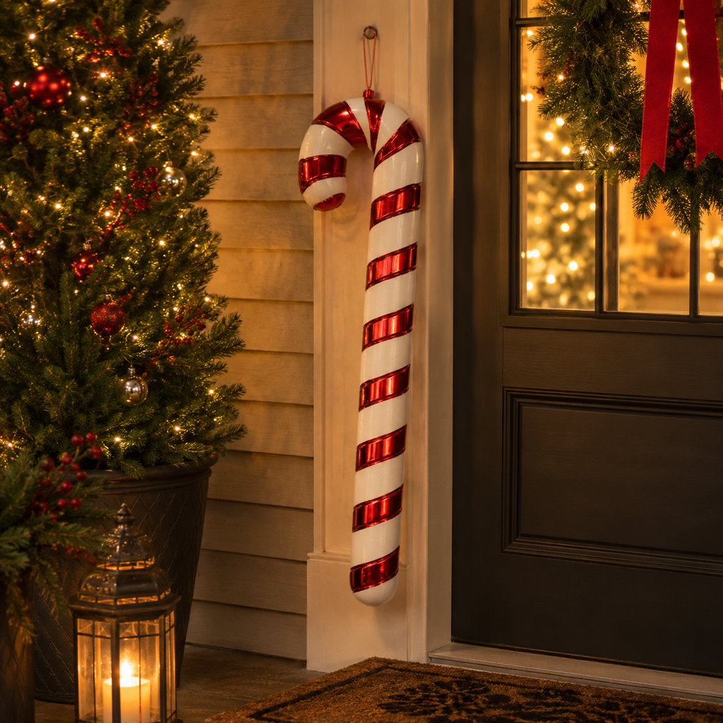 24" Acrylic Candy Cane Ornament