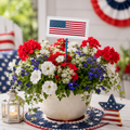 12" Metal Enamel Pick - Flag | Multicolor