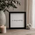 9" x 5" Wood Frame Sign - Visiting Hours | Remember When Collection