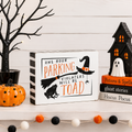7" x 5" Wood Block - Parking | Multicolor | Sweet and Spooky Collection