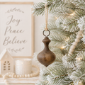 5" Wood Cutout Ornament - Mushroom | Multicolor