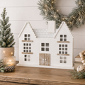 19" x 15" Wood Cutout - House | Natural