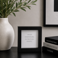 5" Wood Frame Sign - Creatively Chaotic | White and Black