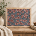 16" x 13" Reversible Wood Frame Sign - Landscape/Roses | Multicolor