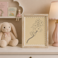 10" x 13" Reversible Wood Frame Sign - Branch | Multicolor | Scallop Collection