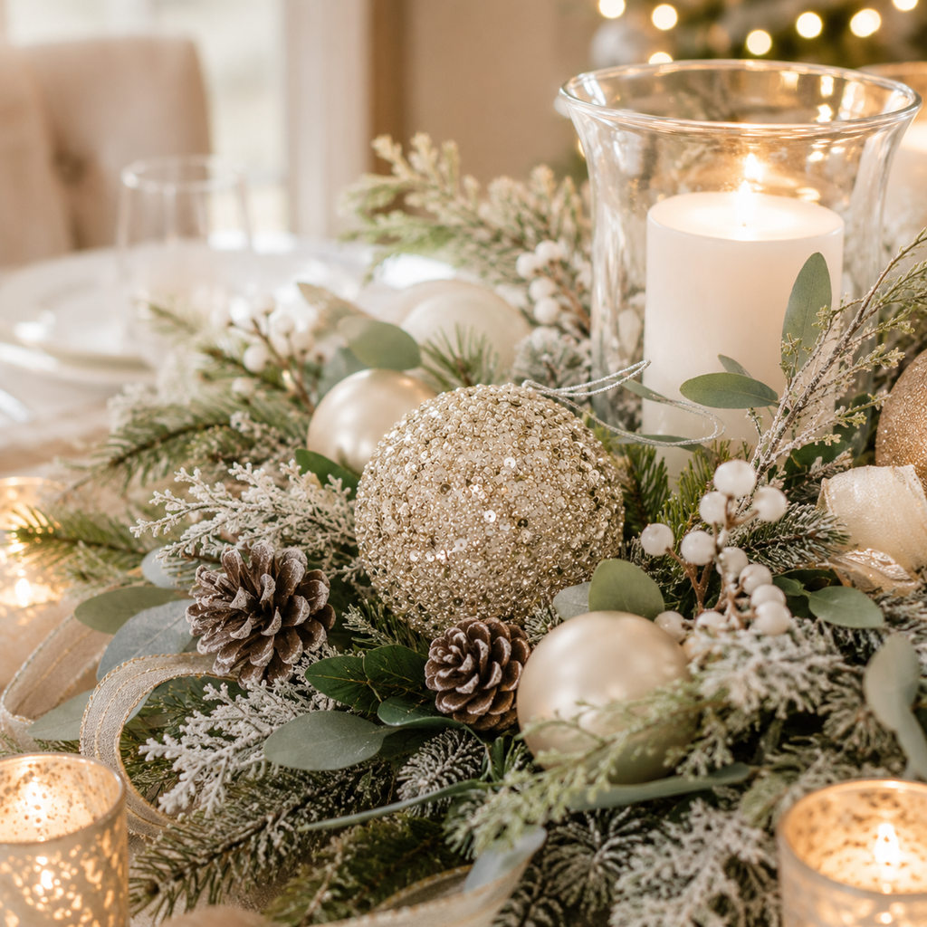 3" Jewel Ball Ornament - Champagne | Believe In Kindness Collection