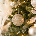 3" Jewel Ball Ornament - Champagne | Believe In Kindness Collection