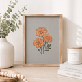 13" x 17" Reversible Wood Frame Sign - Pattern/Marigold | Multicolor