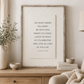 20" x 29" Reversible Wood Frame Sign - Happy/Script | Black and White | Herringbone Collection